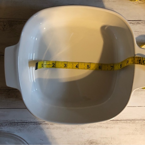 Vintage Corningware Blue Cornflower Design 7” square Casserole Dish with… - Picture 7 of 8